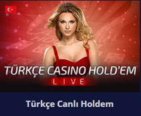 türkçe canlı casino hold'em oyunu oynayın!